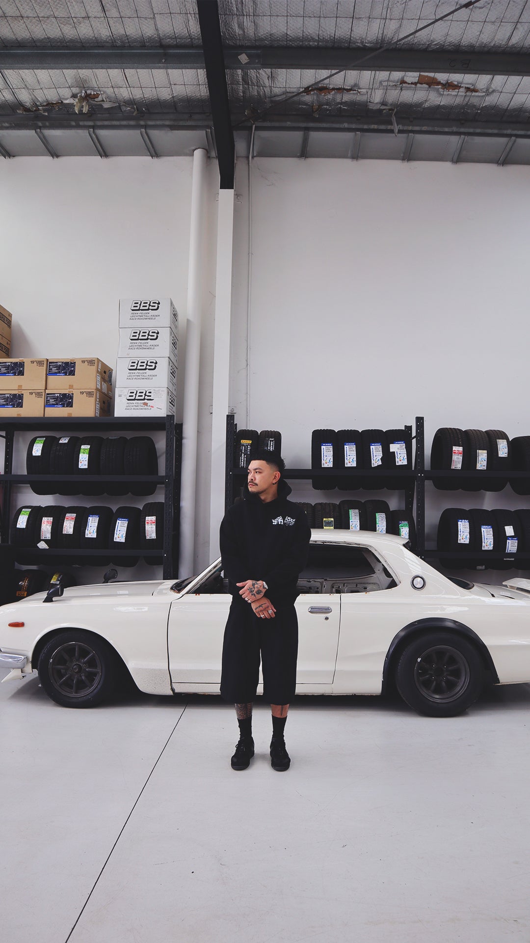 "Motorsport" Hoodie // BLACK