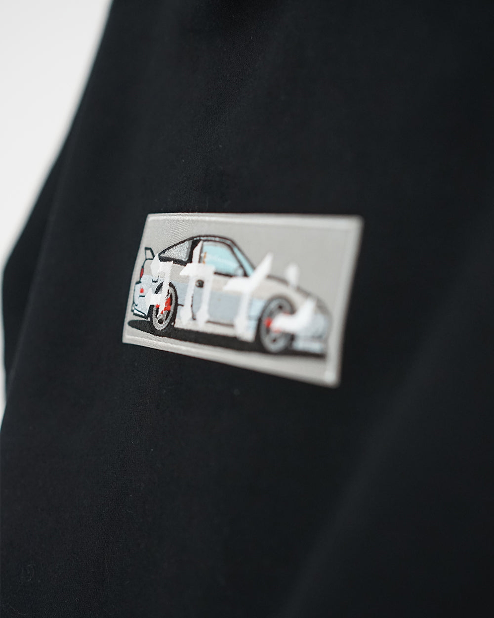"180SX" Patch Hoodie // BLACK
