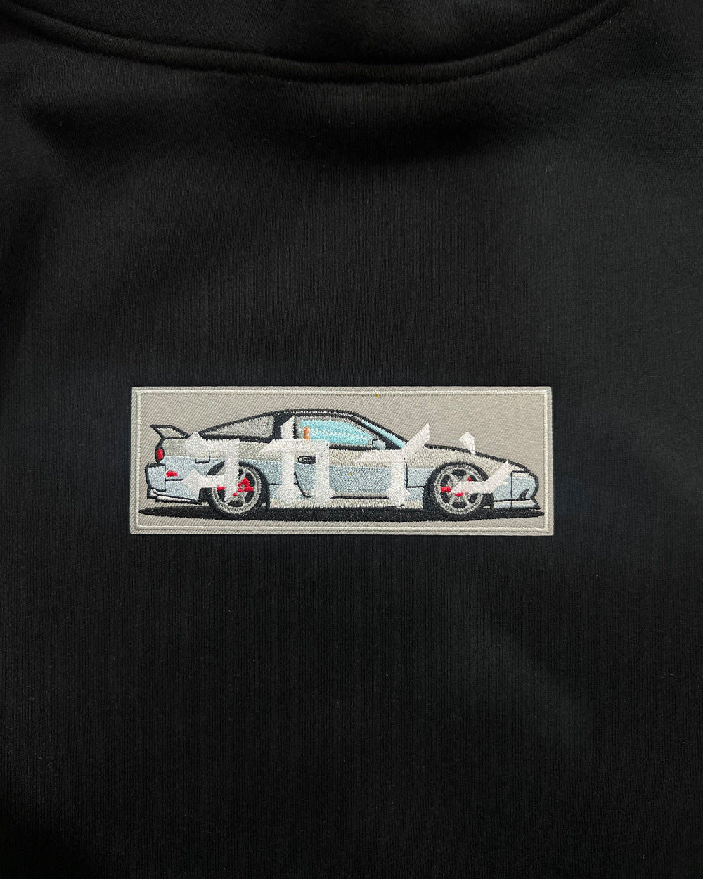 "180SX" Patch Hoodie // BLACK
