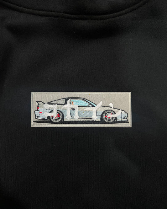 "180SX" Patch Hoodie // BLACK