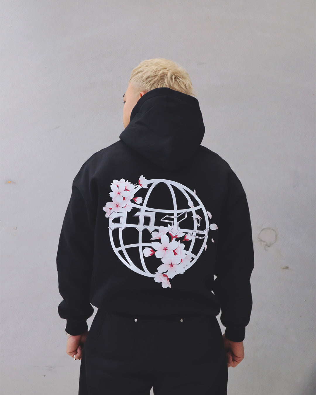Blossom The World Hoodie // BLACK