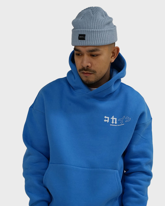 Powder Blue "Logo" Beanie ///