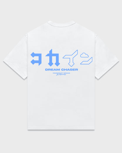 "Dream Chaser" T Shirt // Blue / White