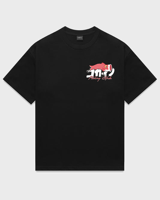 Fishing Club T Shirt // Black