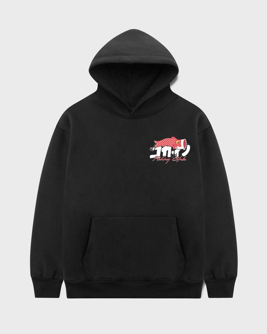 Fishing Club Hoodie // BLACK