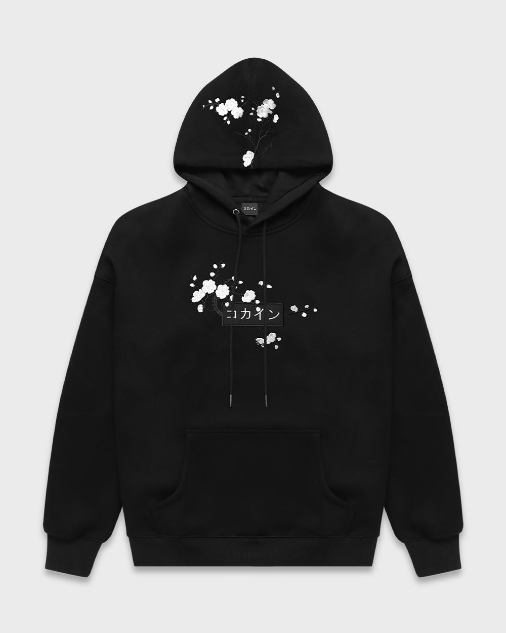 Black / White Blossom V1 //// Hoodie