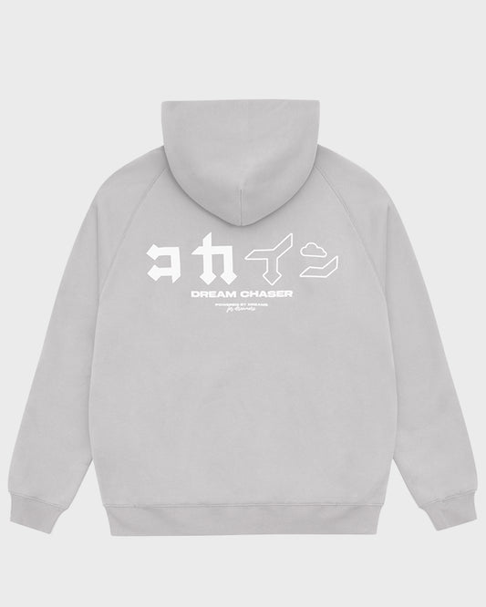"Dream Chaser" Zip Up Hoodie // NARDO GREY