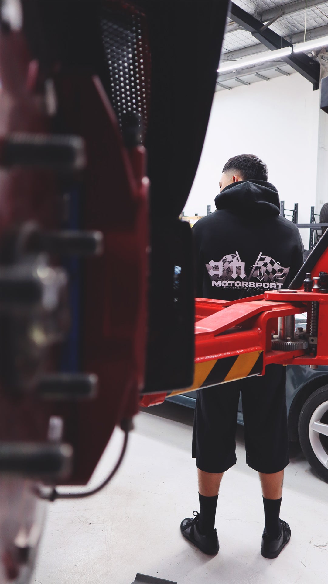 "Motorsport" Hoodie // BLACK