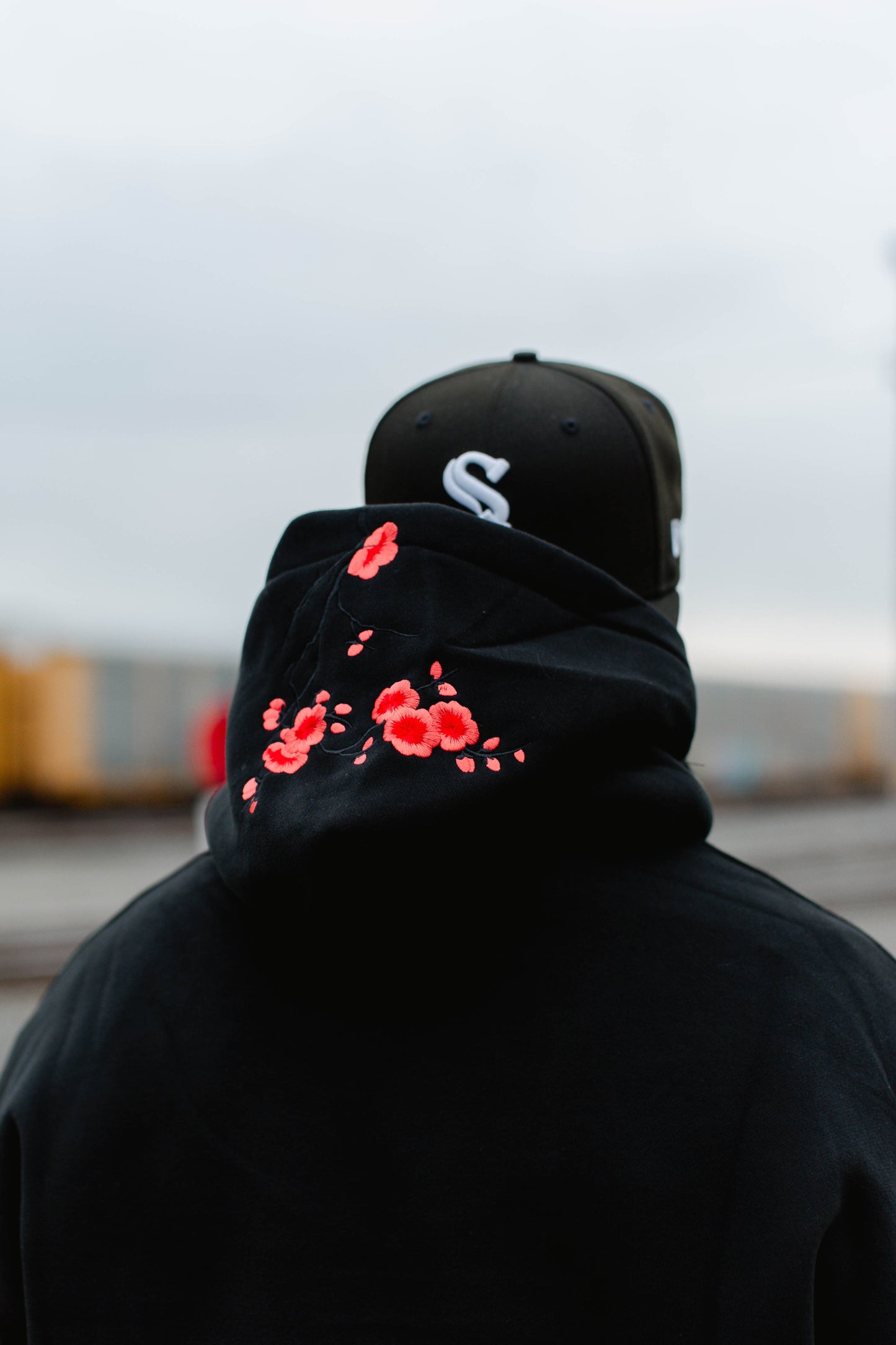 Black / Red Blossom V2 //// Hoodie