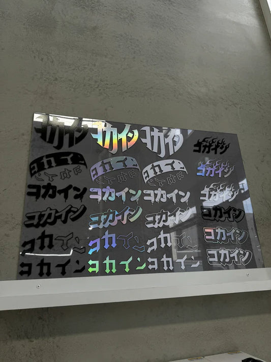 Vinyl Y2K "LOGO" Sticker //