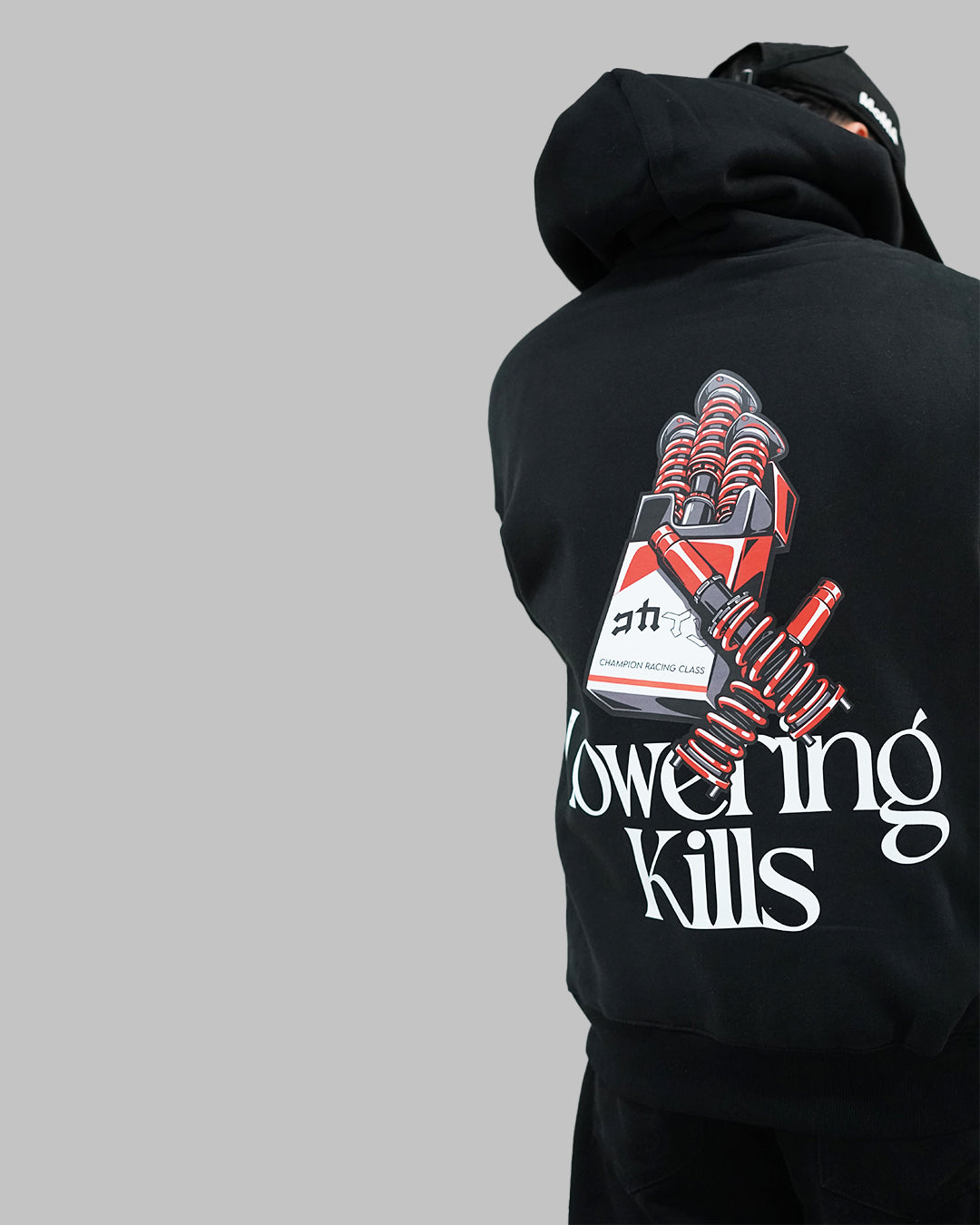 "Lowering Kills" Hoodie // BLACK