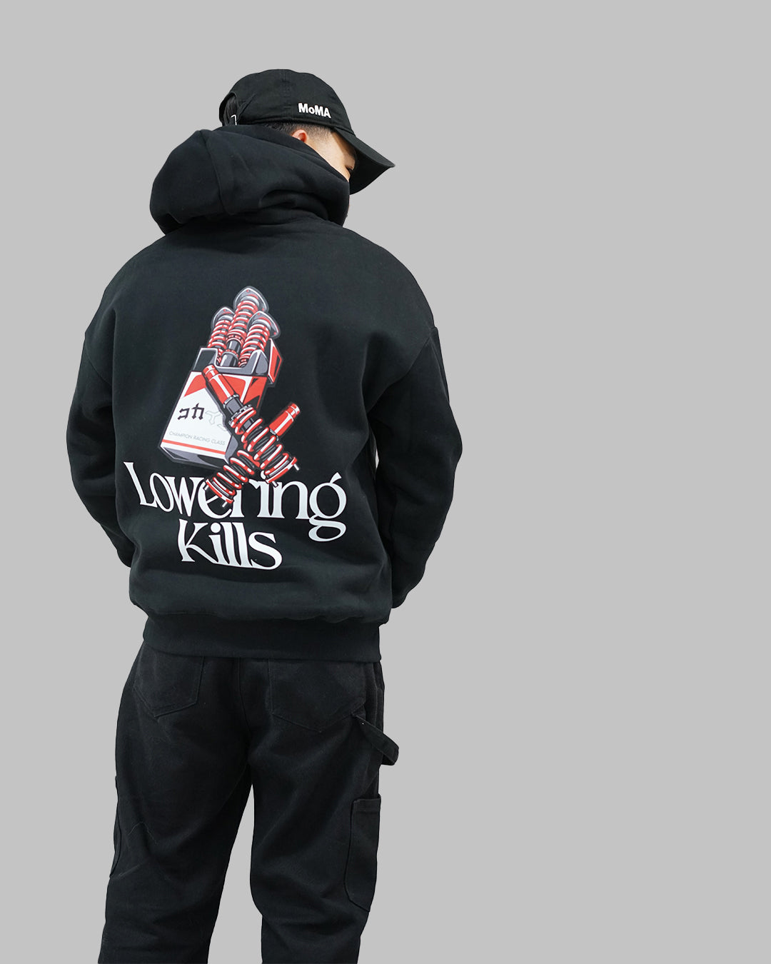 "Lowering Kills" Hoodie // BLACK