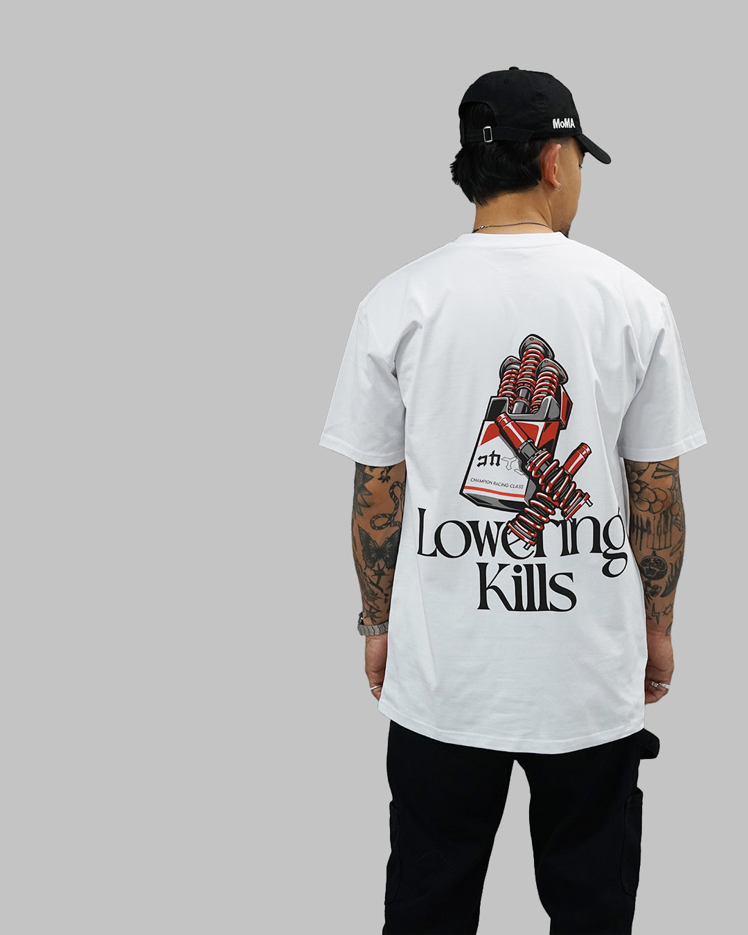 "Lowering Kills" T Shirt // White