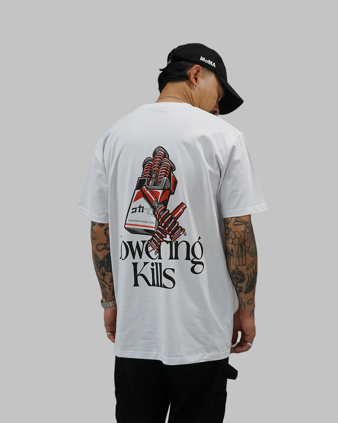 "Lowering Kills" T Shirt // White