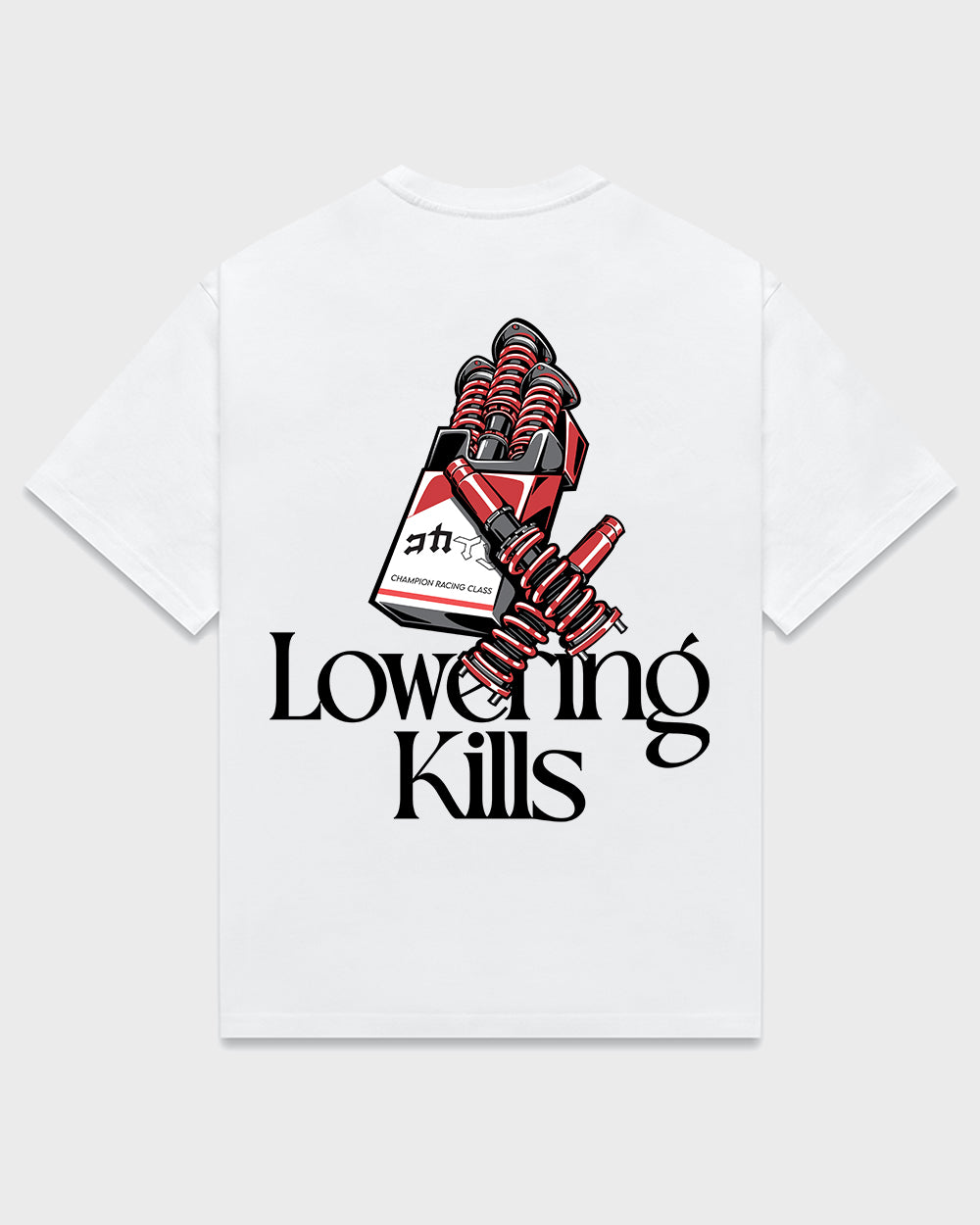 "Lowering Kills" T Shirt // White