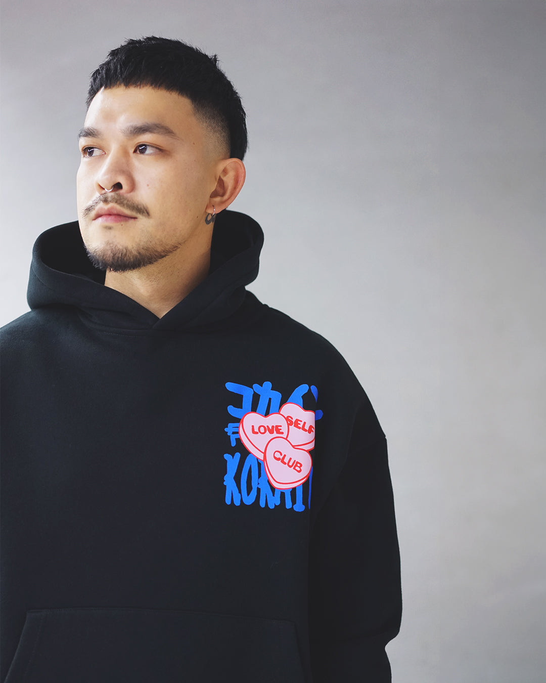 Self Love Club - Candy Hoodie // BLACK