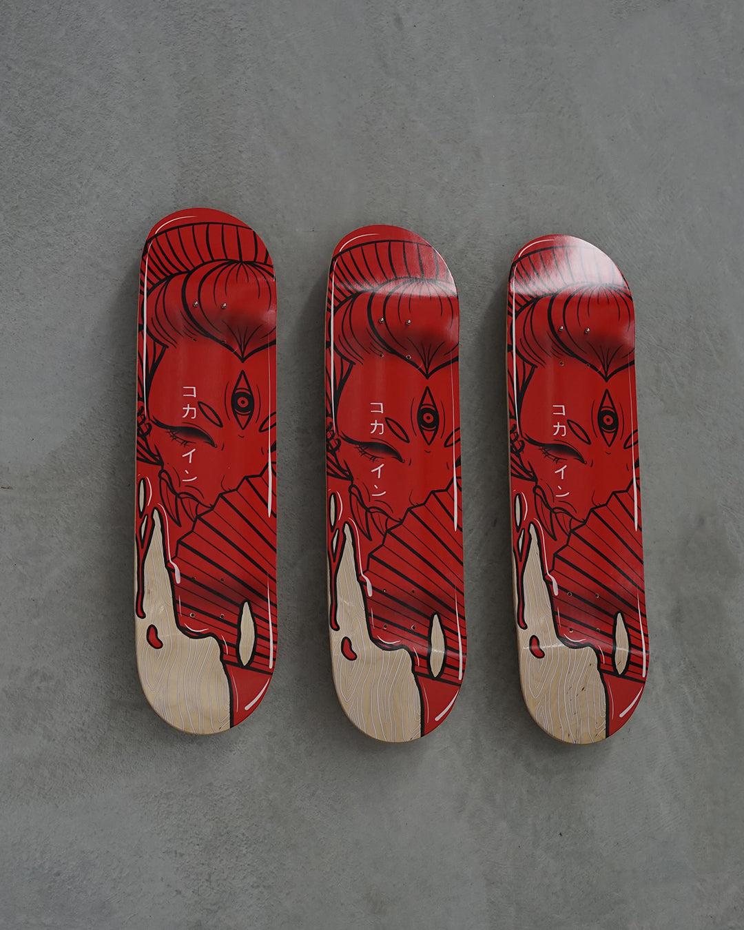 Skateboard Deck /// Geisha