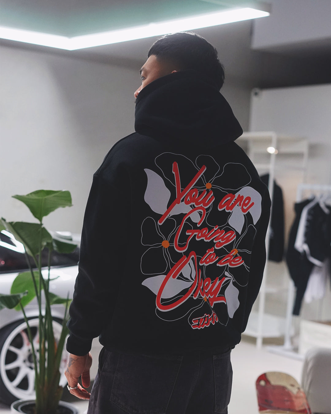 You Are Going To Be Okay Hoodie // BLACK