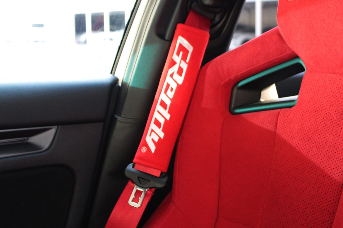 GReddy Seat Belt Pad // RED