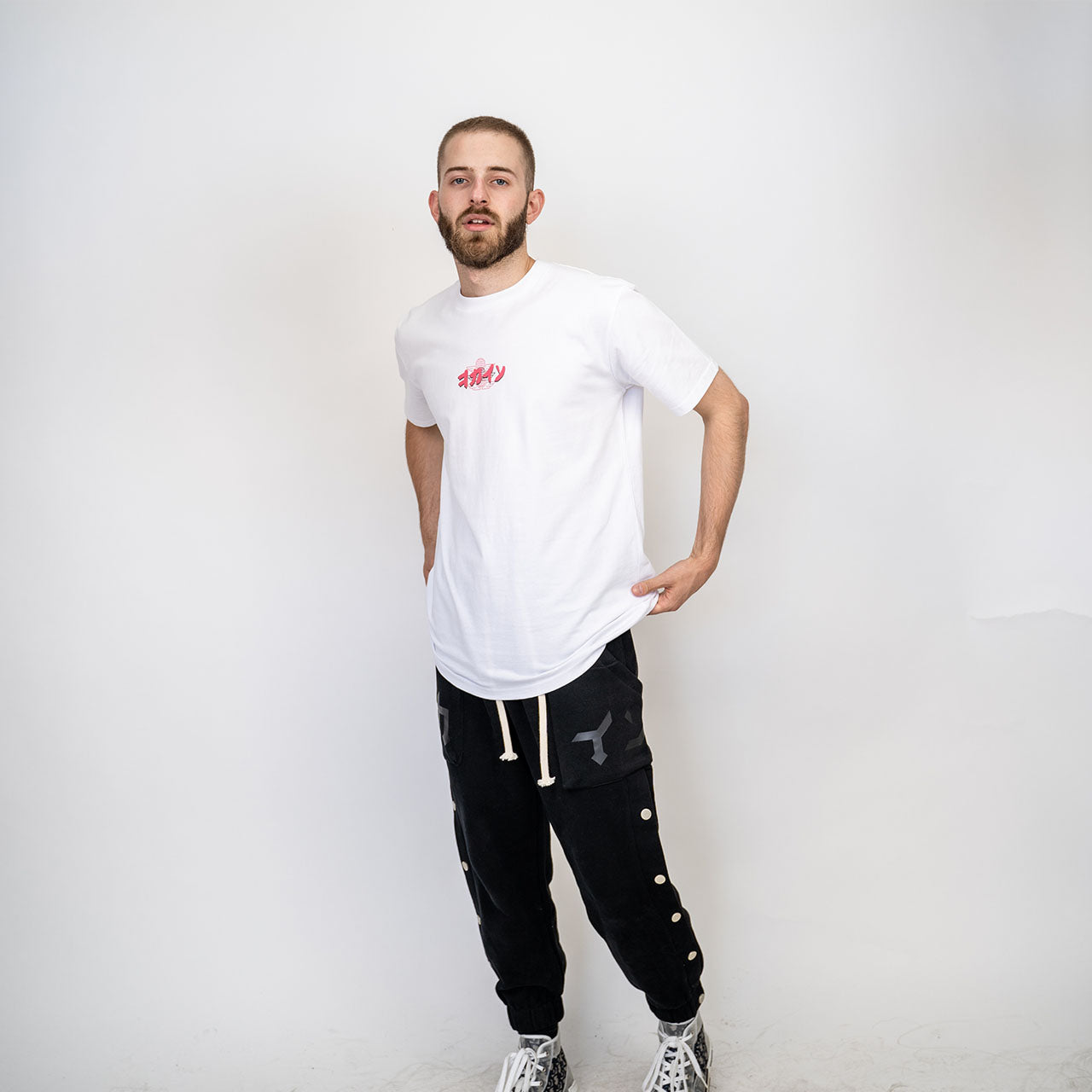 "Racer" T Shirt // White