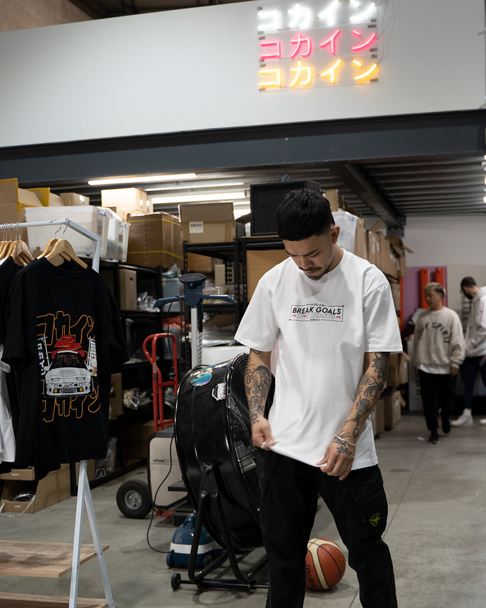 "Break Goals Not Hearts" T Shirt // White