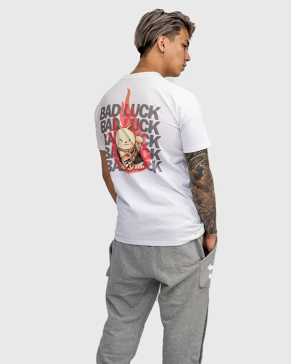 "Bad Luck" T Shirt // White