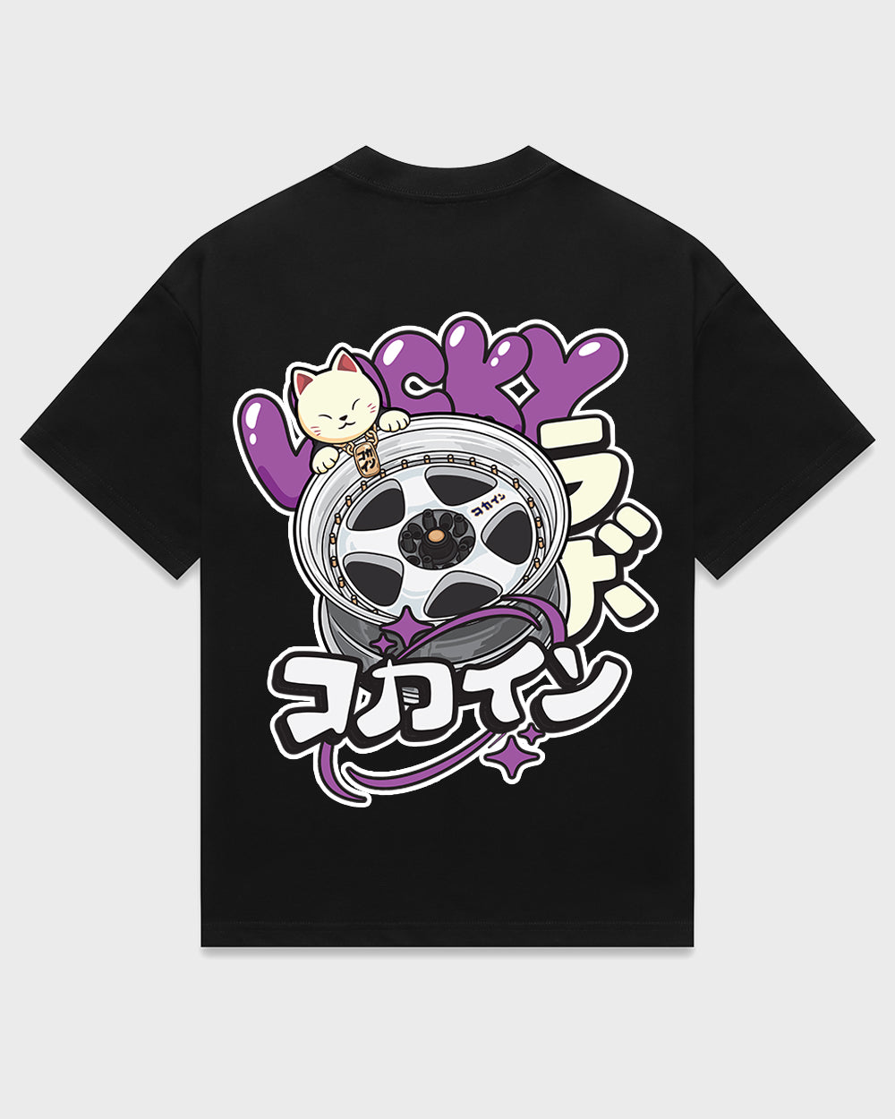 "Lucky Labo" x KOKAINE T Shirt // Black