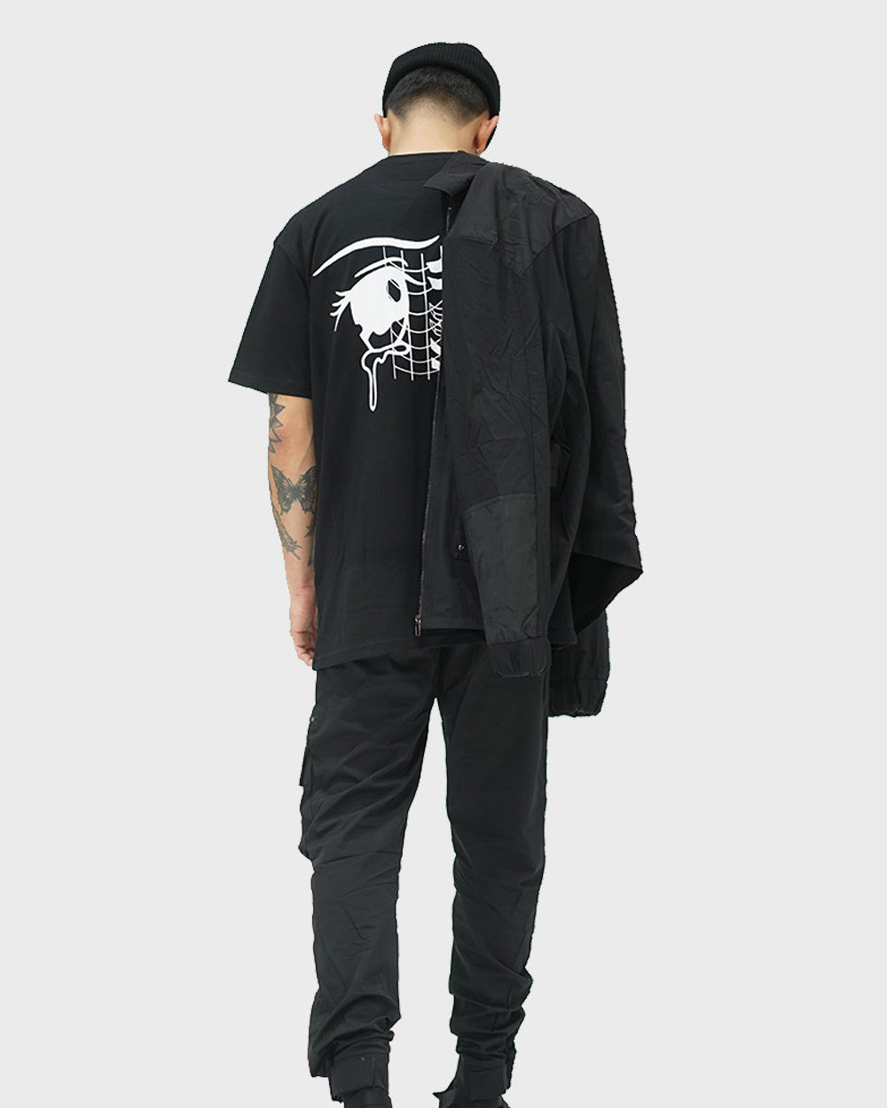 "Naki-Me" T Shirt // Black