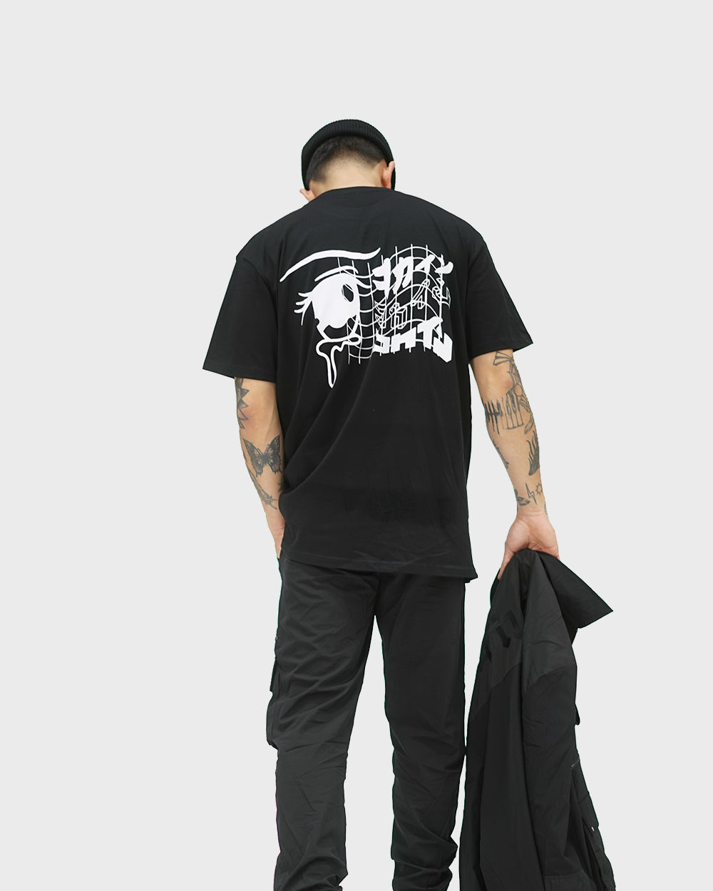 "Naki-Me" T Shirt // Black