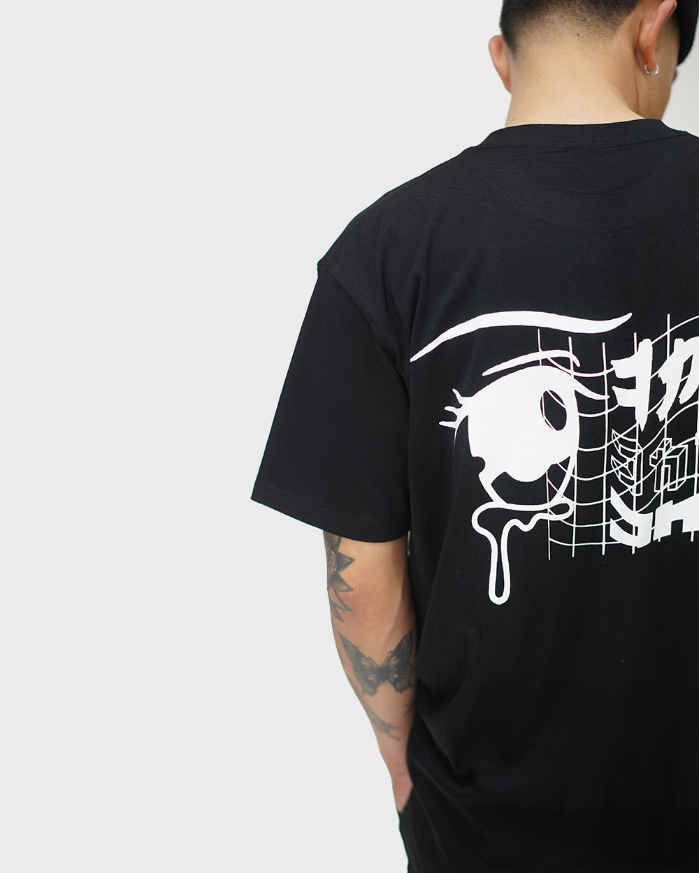 "Naki-Me" T Shirt // Black