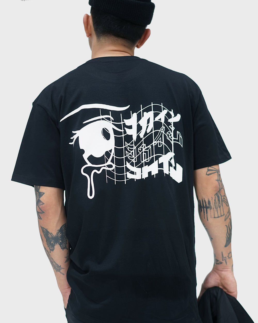 "Naki-Me" T Shirt // Black