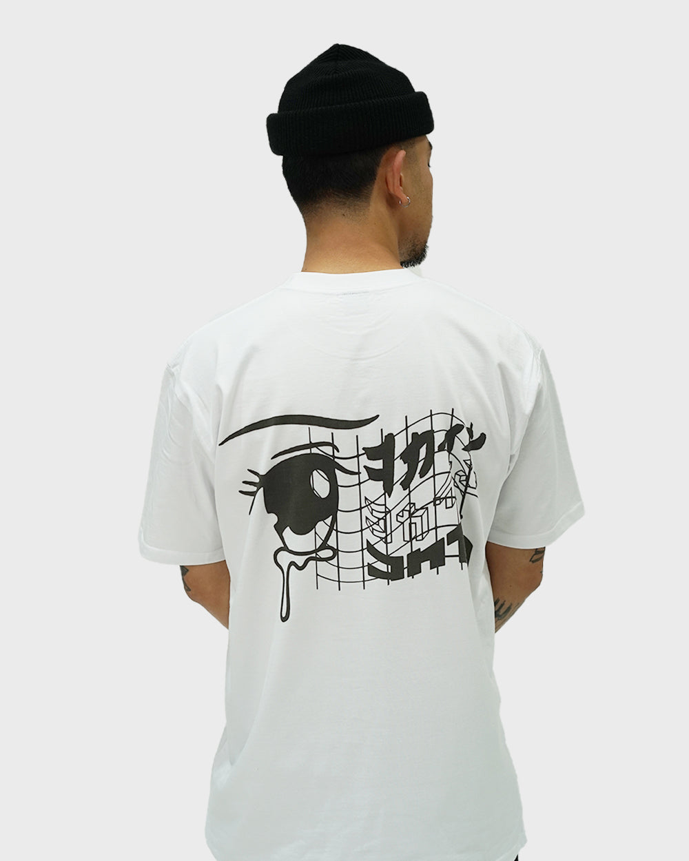 "Naki-Me" T Shirt // White