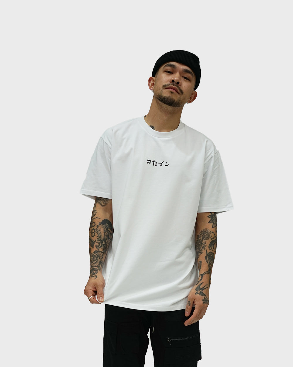 "Naki-Me" T Shirt // White