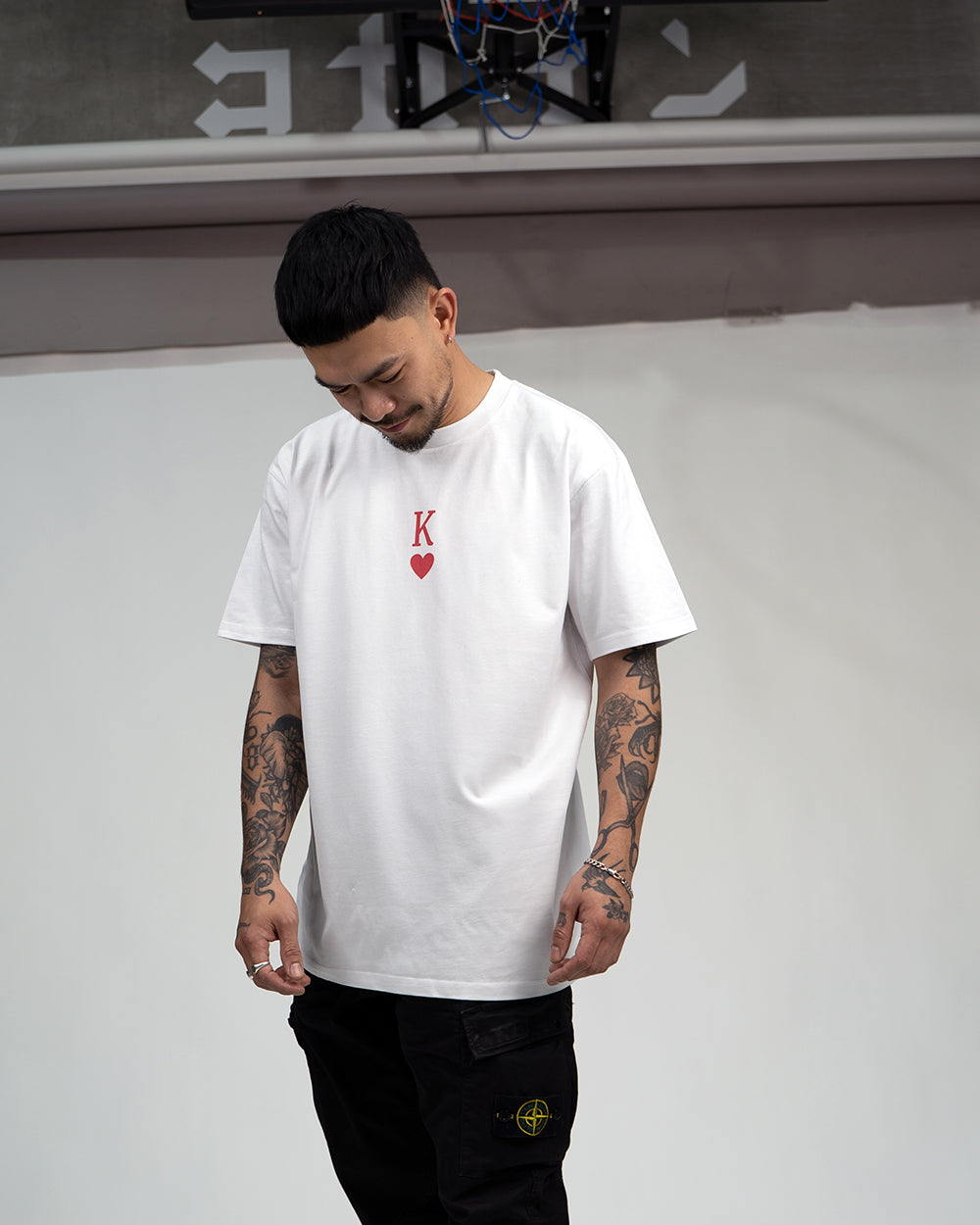 "K Love" T Shirt // White