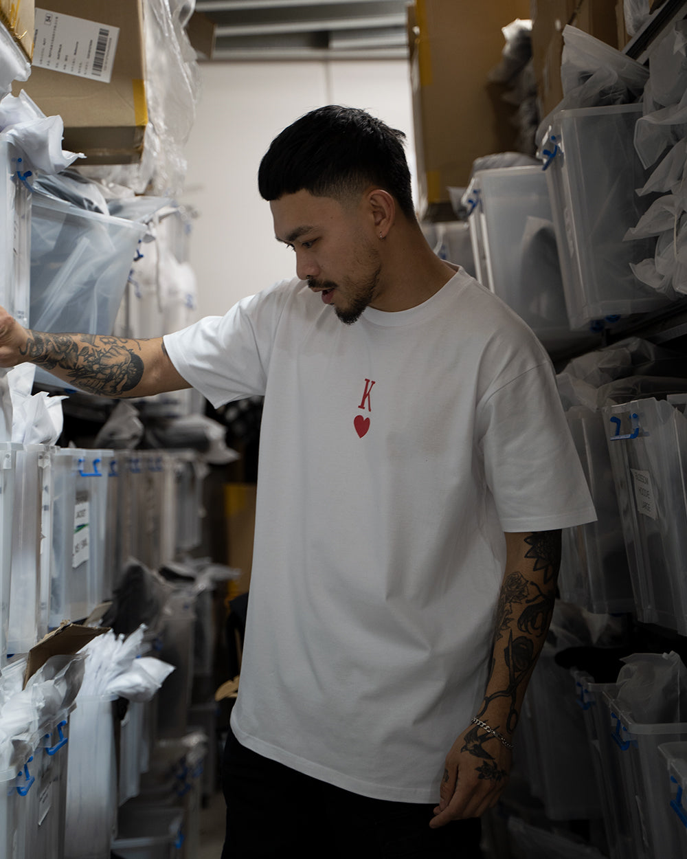 "K Love" T Shirt // White