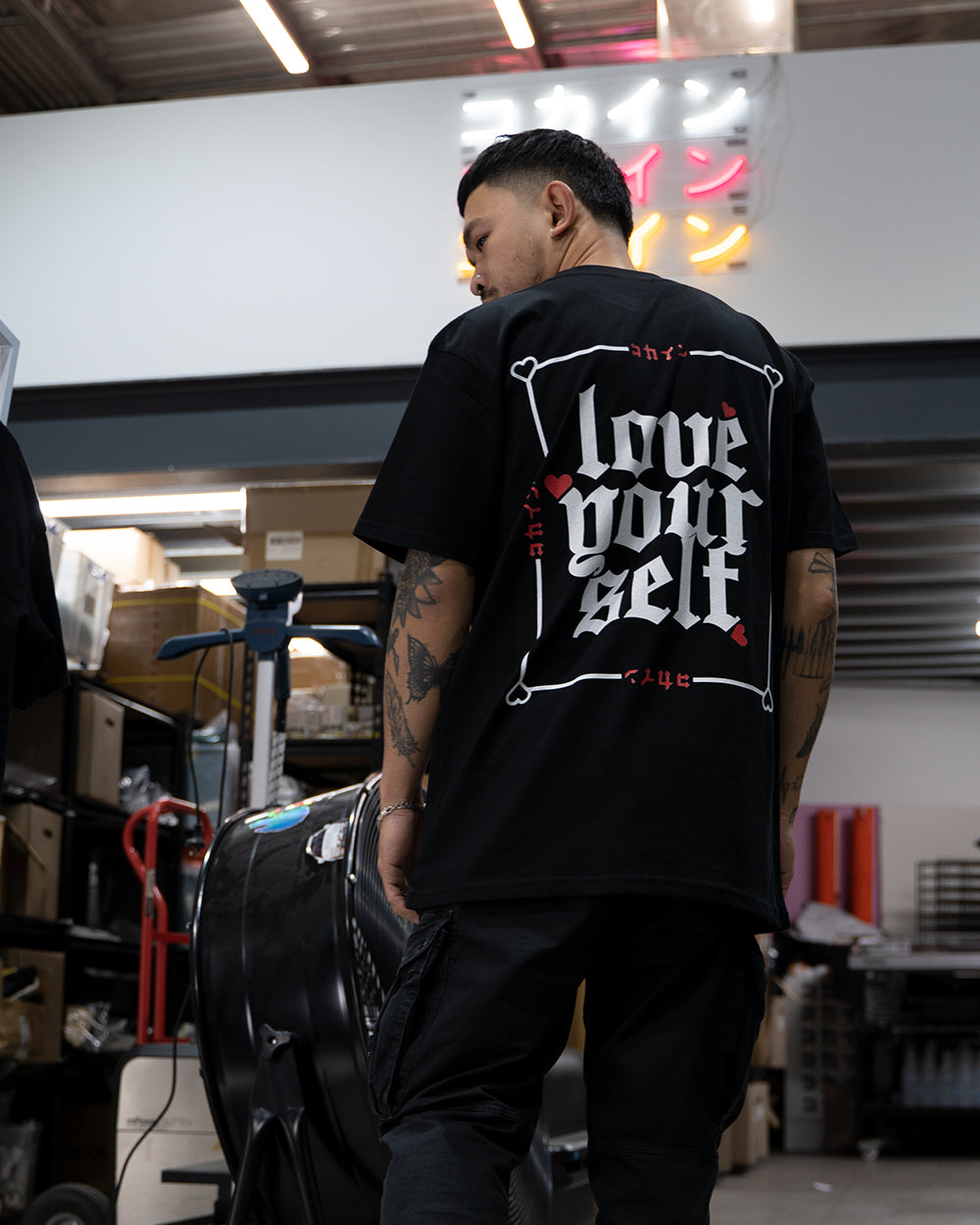 "Love Your Self" T Shirt // Black