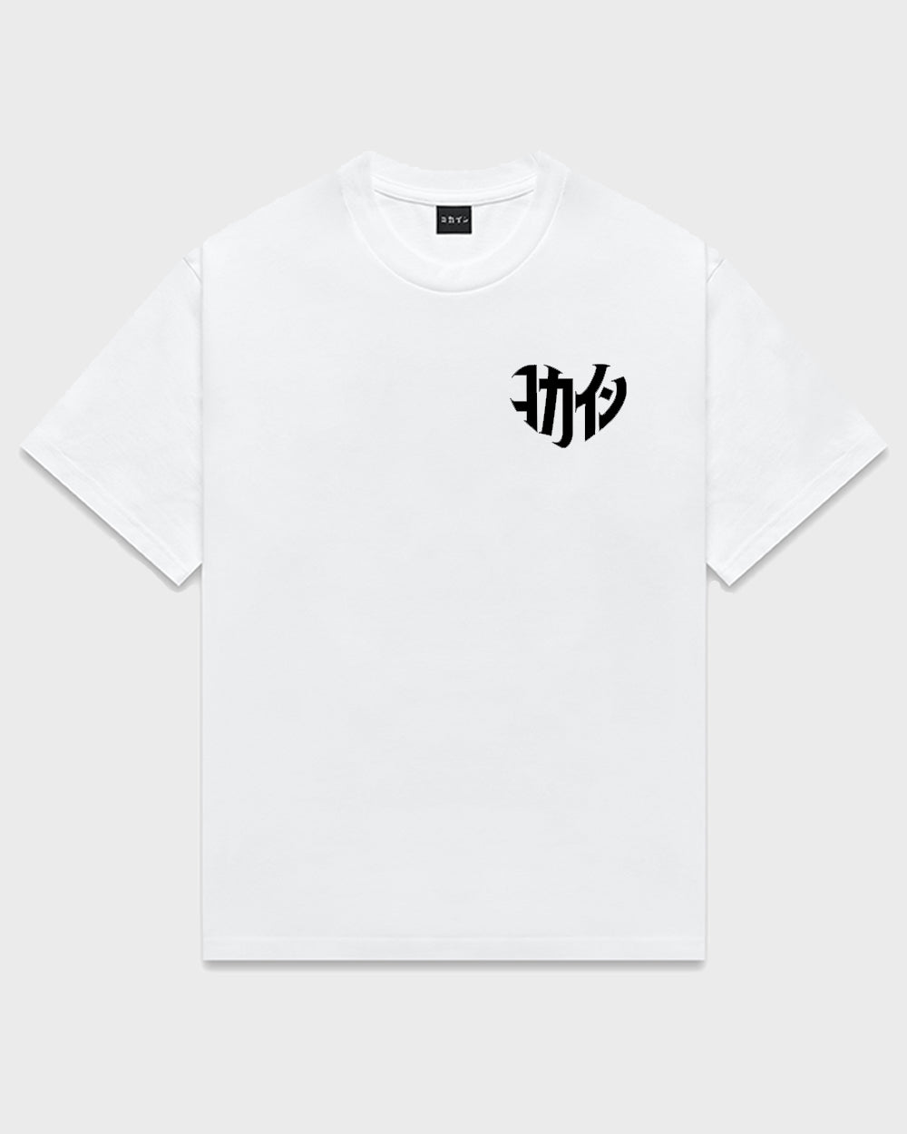 "Shinzo" LOGO BLACK T Shirt // White