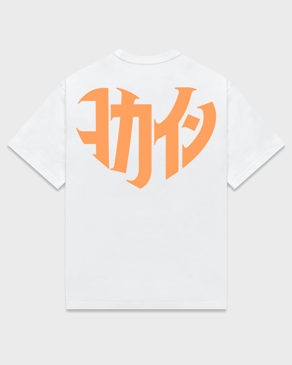 "Shinzo" LOGO PEACH T Shirt // White