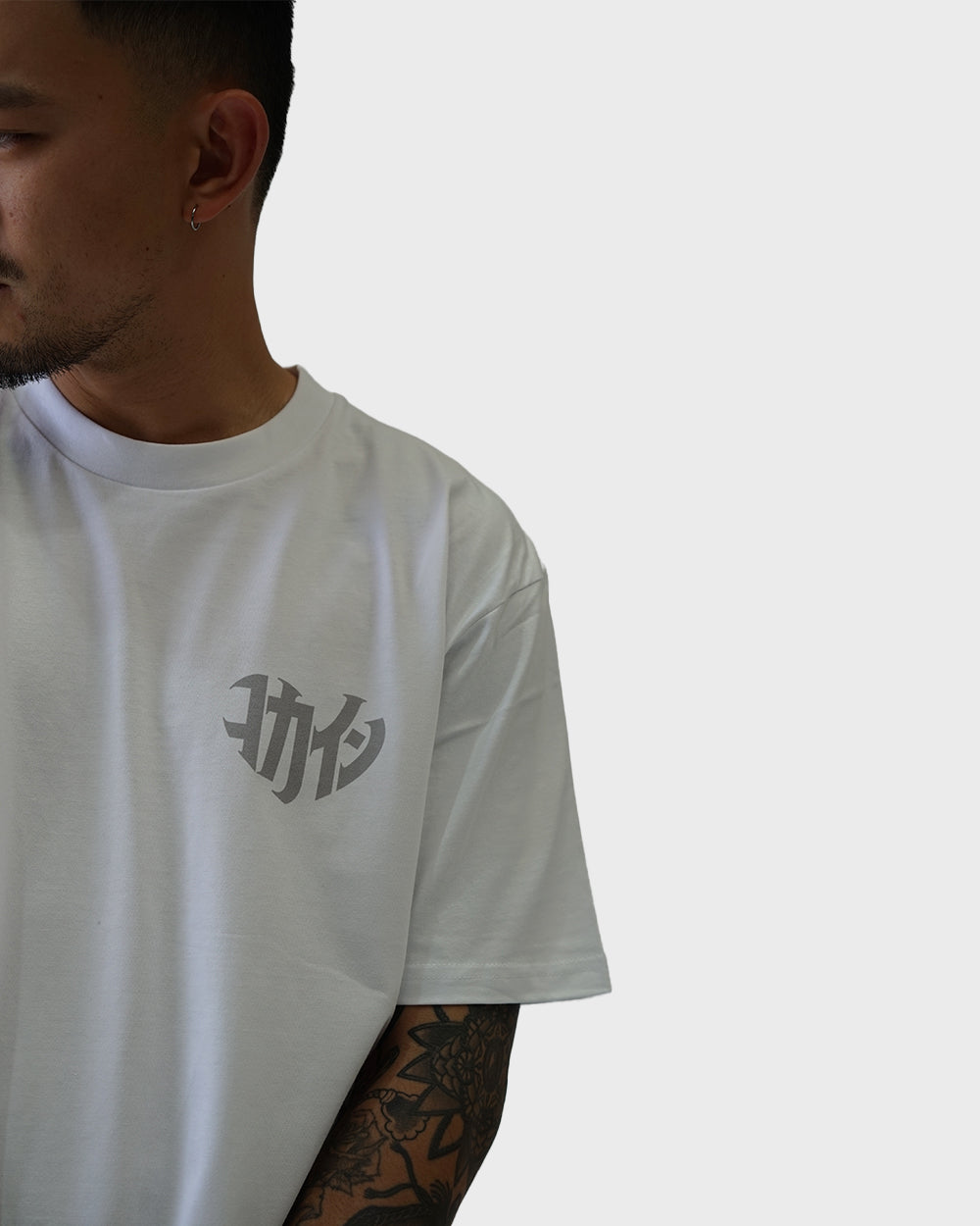 R32 @32onhgh "Love Yours" T Shirt // White