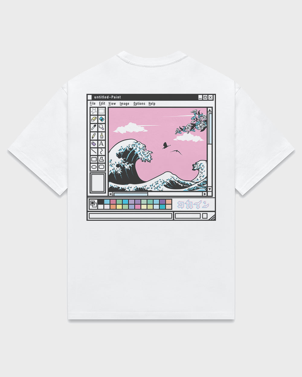 "Waves" T Shirt // White