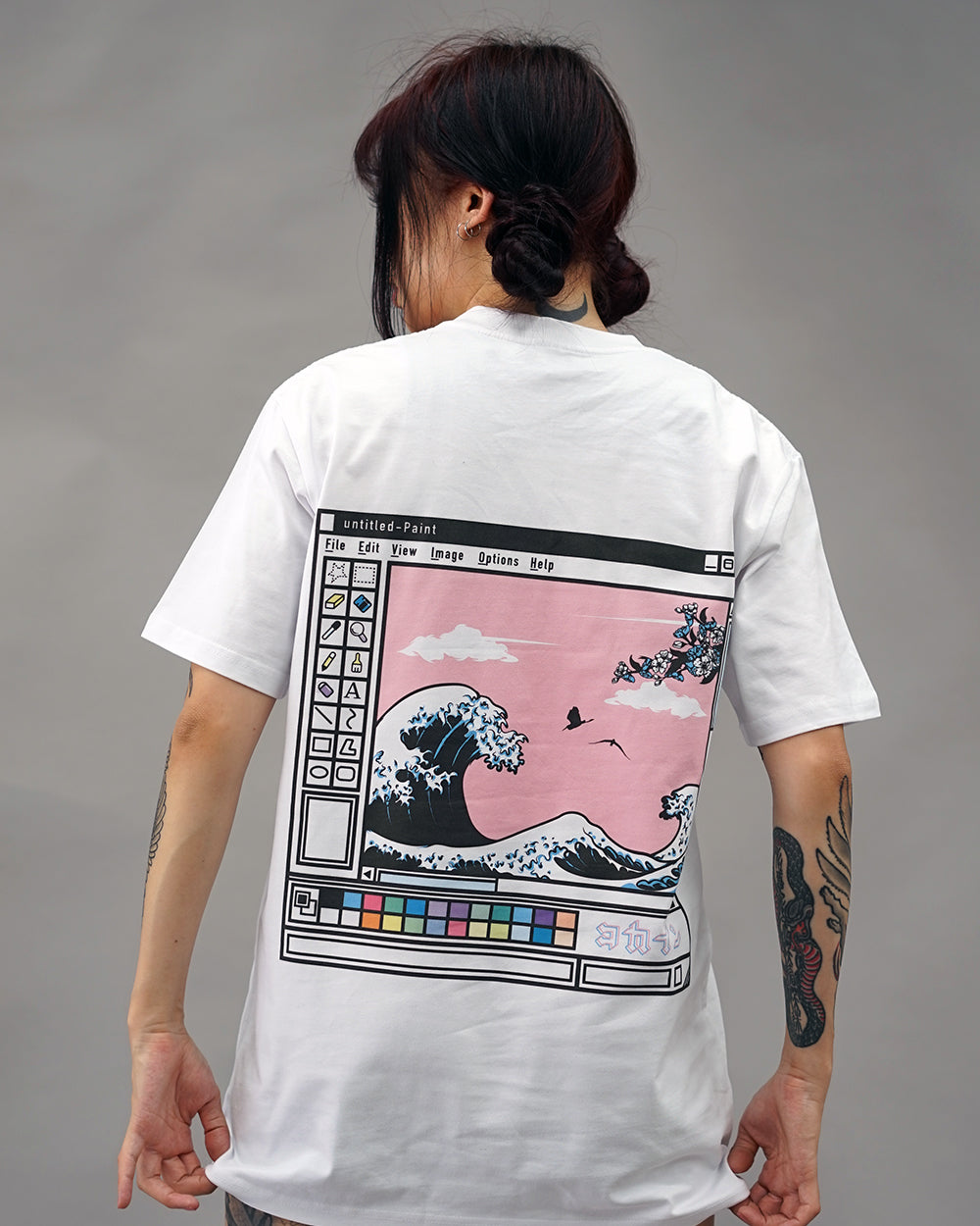 "Waves" T Shirt // White