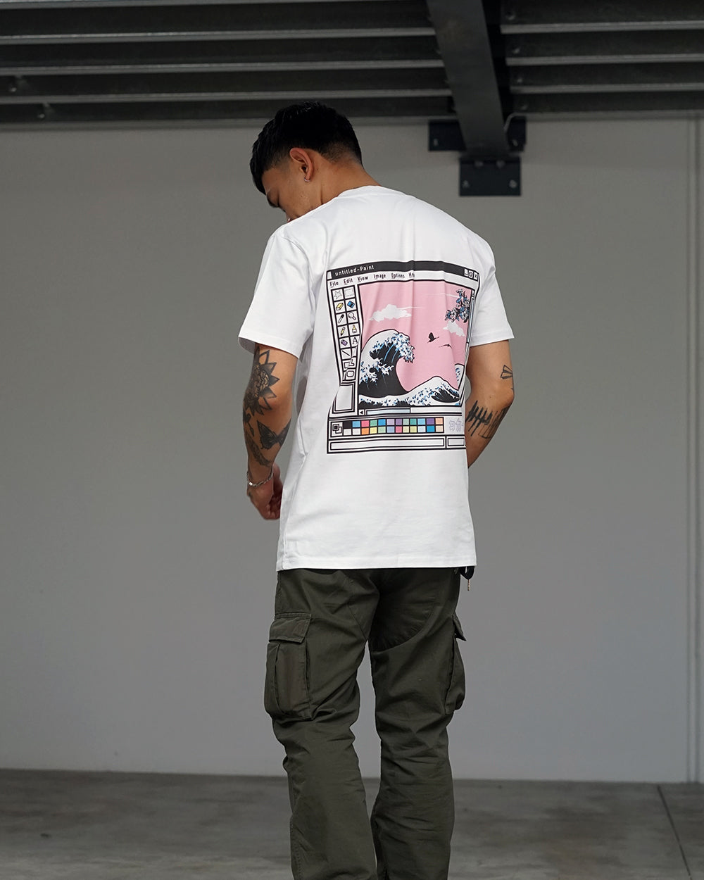"Waves" T Shirt // White