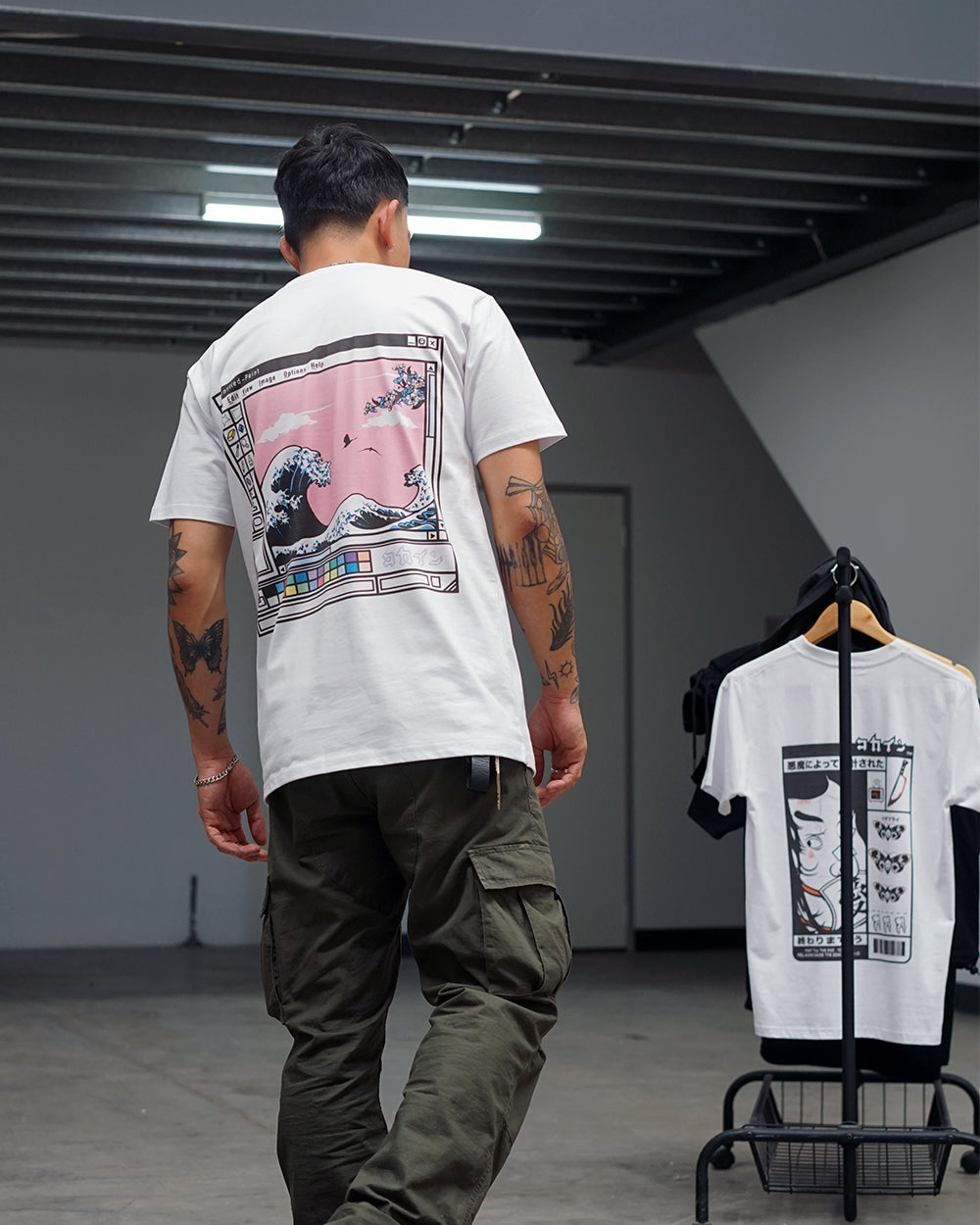 "Waves" T Shirt // White