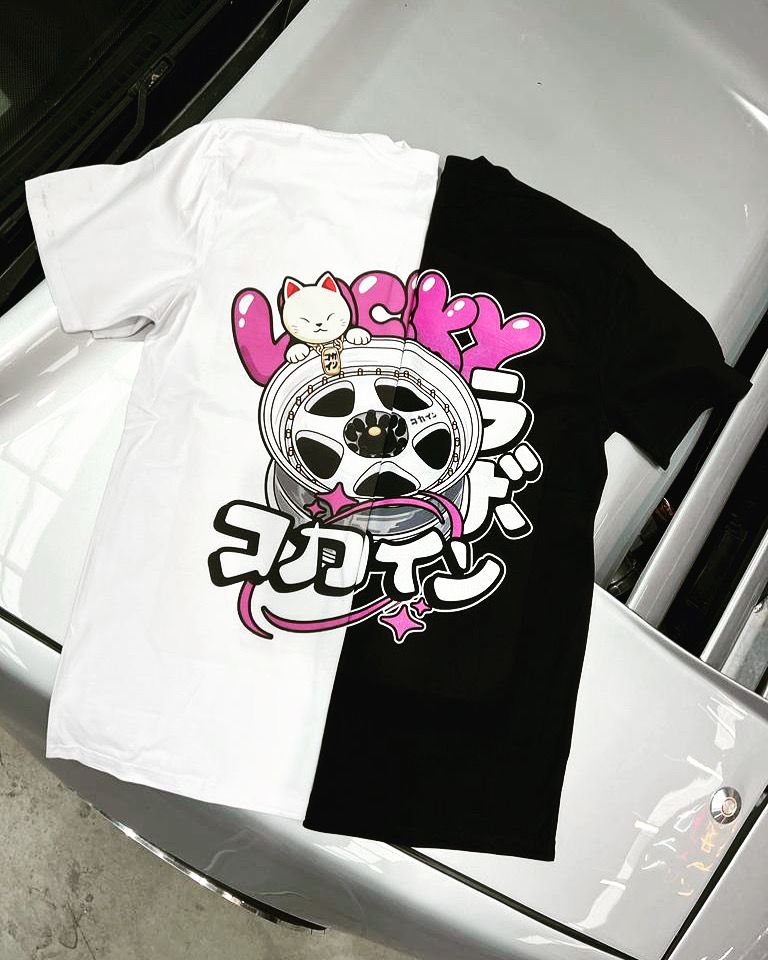 "Lucky Labo" x KOKAINE T Shirt // Black