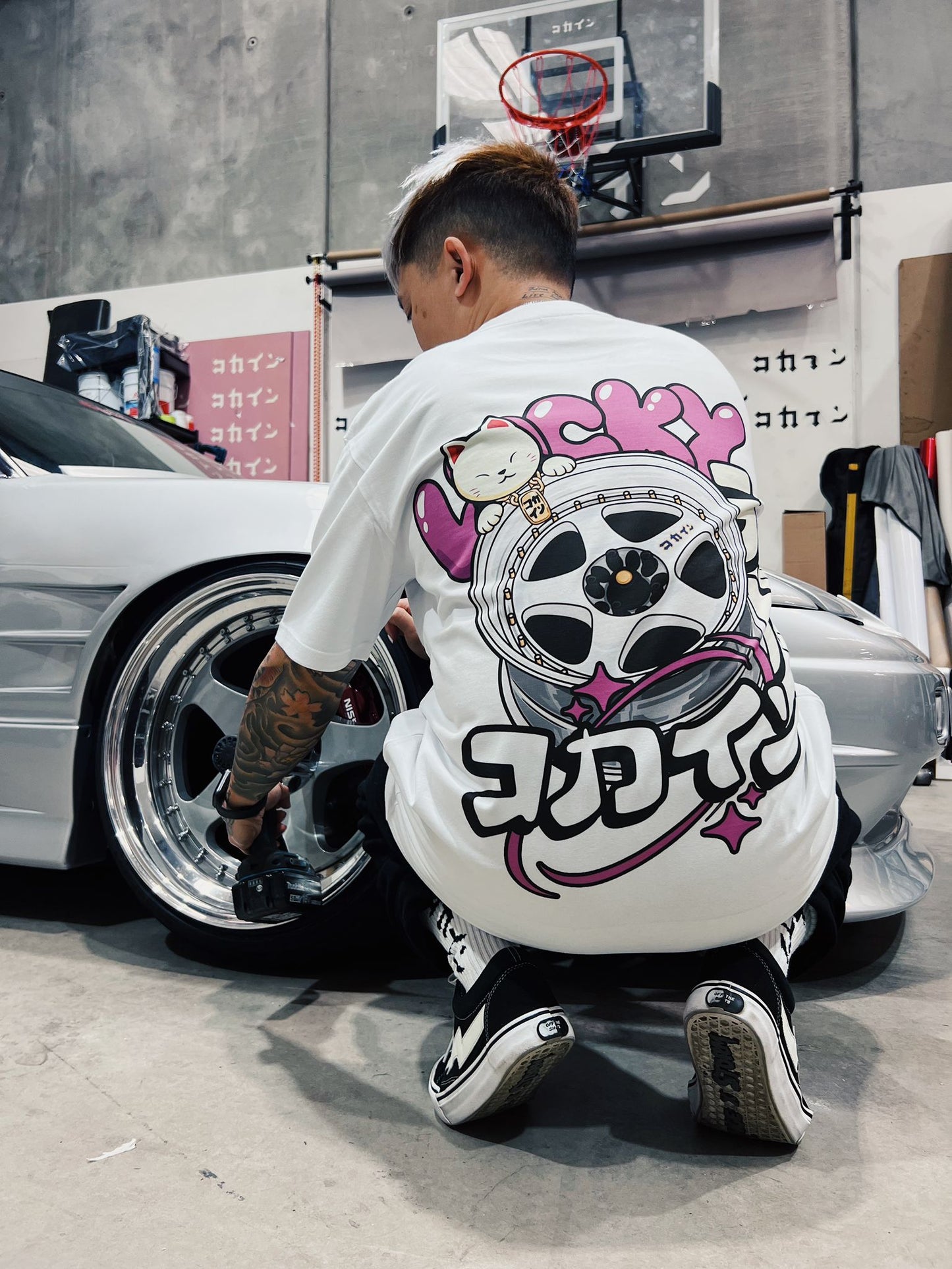 "Lucky Labo" x KOKAINE T Shirt // White