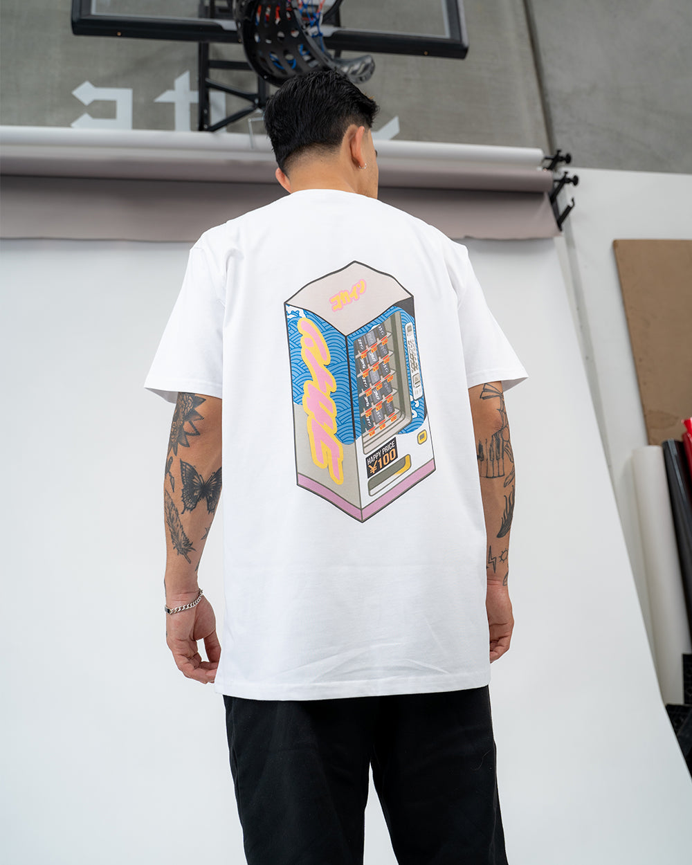 "Vending Machine" T Shirt // White