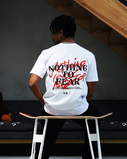 "Nothing To Fear" T Shirt // White