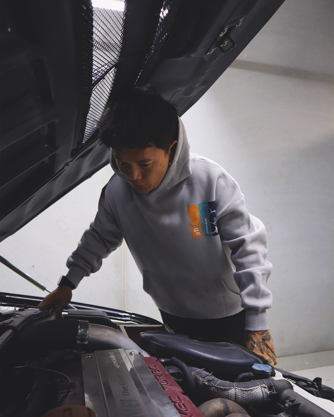 "GReddy" Collab Hoodie // NARDO GREY