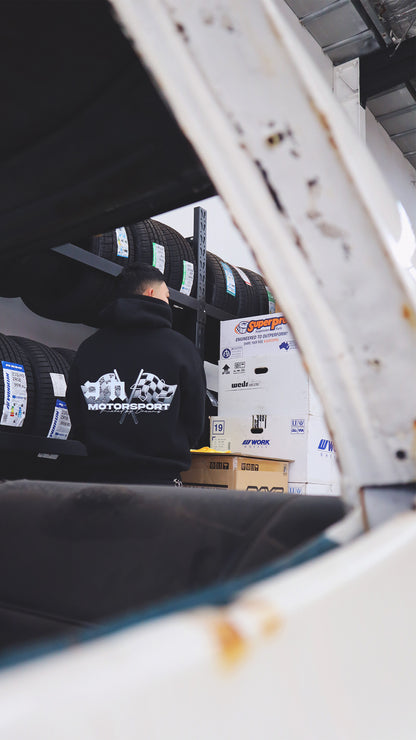 "Motorsport" Hoodie // BLACK