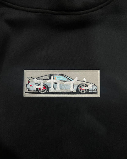 "180SX" Patch Hoodie // BLACK